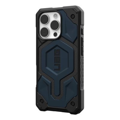 3. Etui UAG Urban Armor Gear Monarch Pro MagSafe | Jabłko iPhone 16 Pro | Krzyżówka (niebieska)