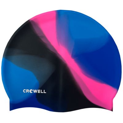 3. Czepek pływacki silikonowy Crowell Multi Flame kol.17
