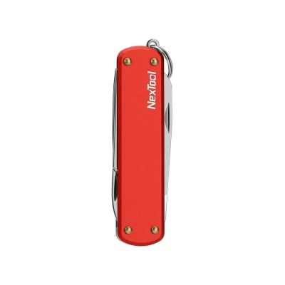 2. Nóż wielofunkcyjny NexTool Mini Pocket Knife NE0142 4w1 czerwony