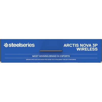 23. Słuchawki Steelseries Arctis Nova 3P Wireless for Playstation, białe