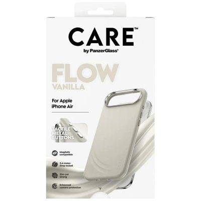 5. Etui CARE by PanzerGlass FLOW MagSafe na iPhone Air - beżowy