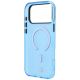 7. Etui BMW Sign Frosted IML & Metal Logo MagSafe na iPhone 18 Pro / 17 Pro - niebieskie