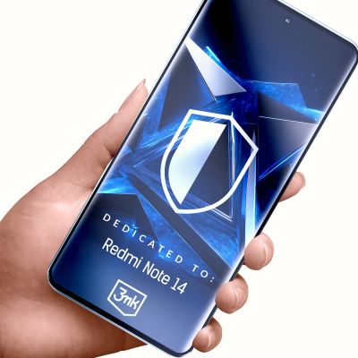 3. Szkło hartowane 3mk HardGlass Max Lite Black na Xiaomi Redmi Note 14 5G