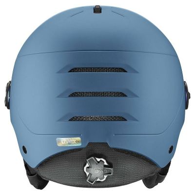 5. Uvex Skihelm wanted visor Kolor kamienia, Niebieski