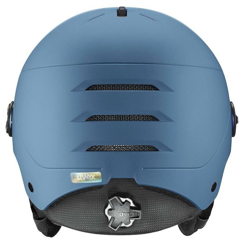 5. Uvex Skihelm wanted visor Kolor kamienia, Niebieski