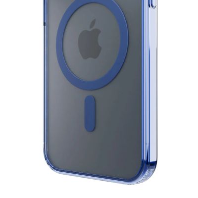 6. Etui 3mk Frosty MagCase na iPhone 17 - niebieskie
