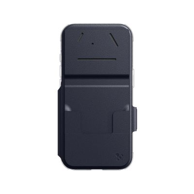 5. Etui AMAZINGTHING Titan Pro Lens Flip Set na iPhone 18 Pro Max z portfelem kompatybilne z MagSafe - granatowe
