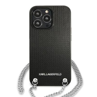 3. Etui Karl Lagerfeld Monogram Plaque na iPhone 13 Pro / 13 6,1" - czarnex