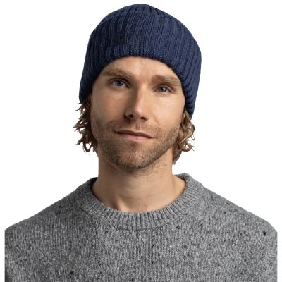 2. Buff Knitted Erviny Beanie 13668171710 Granatowe One size