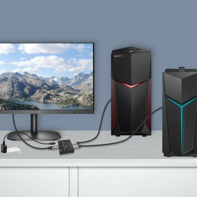 9. Techly IDATA-DP-2DP-8KT przełącznik wideo DisplayPort