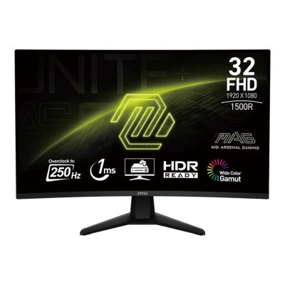 47. MSI Monitor 31.5" MAG 32C6X FHD 250Hz