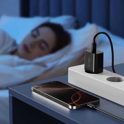 8. Ładowarka sieciowa Tech-Protect NC20W USB-C 1 port PD20W - czarna