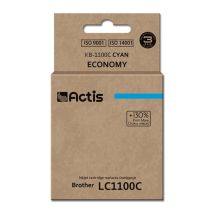 Actis KB-1100C Tusz (zamiennik Brother LC1100C/980C; Standard; 19 ml; niebieski)