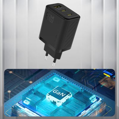 5. Ładowarka sieciowa Dudao A29 65W GaN 2 x USB-C + 1 x USB-A - czarna