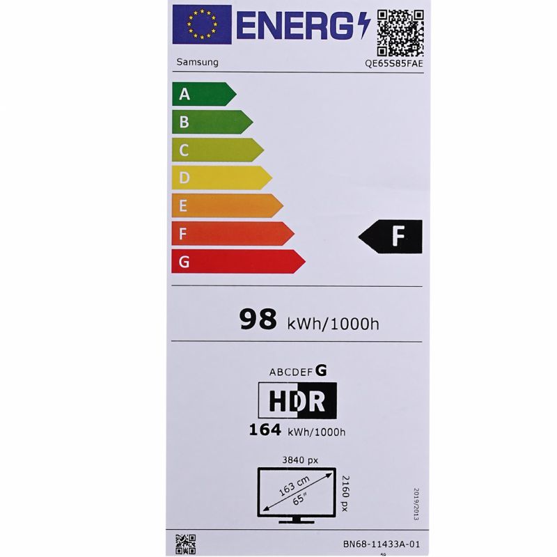 14. Telewizor Samsung QE65S85F OLED 65'' 4K Ultra HD 120 Hz Tizen Q-Symphony Czarny