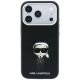 4. Etui Karl Lagerfeld Smooth Ikonik Sketch MagSafe do iPhone 18 Pro / 17 Pro - czarne