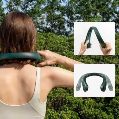 7. Wentylator Jisulife Neck Fan Life3 na kark, szyję, wiatrak przenośny USB - zielony