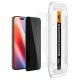 9. Szkło hartowane Spigen Glas.tR EZ Fit Privacy na iPhone 16 Pro / 17 / 17 Pro - 2 szt.