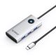Stacja dokująca USB-C Orico PW11 6w1 3x USB-A 3.0 1x USB-C PD 100 W 1x HDMI 4K 30Hz 1x RJ45 2.5G Ethernet - srebrna