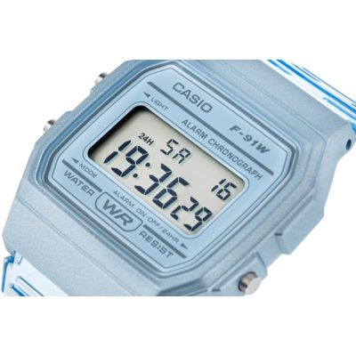 4. Zegarek Męski CASIO F-91WS-2EF Unisex + BOX