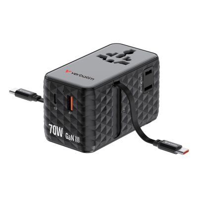 2. Ładowarka Verbatim Charge 'n' Travel 70W 2C