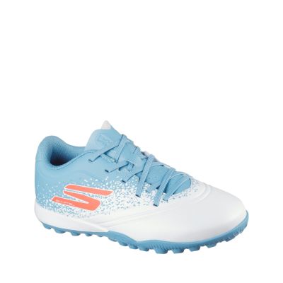 2. Buty piłkarskie dla dzieci Skechers Razor 1.5 białe 252061L WTQP