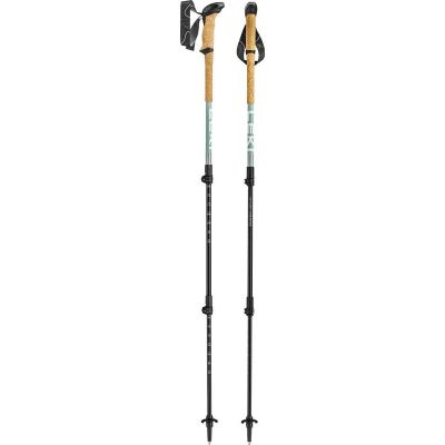 5. Kije trekkingowe LEKI MAKALU LITE, 90-125cm szaro-zielone
