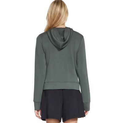 2. Skechers Cozy Luxe Hoodie HD127-GNBK Zielone L