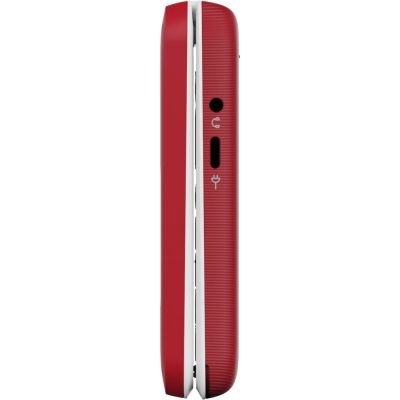 10. Doro Leva E30 7,11 cm (2.8") 142,7 g Czerwony, Biały Telefon funkcjonalny