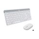 6. Logitech MK470 klawiatura Dołączona myszka Uniwersalne RF Wireless QWERTZ Niemiecki Biały