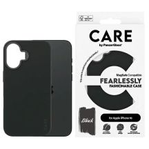 Etui CARE by PanzerGlass Fashion Case z MagSafe na iPhone 16 - czarne