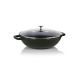 2. Wok żeliwny z pokrywką Staub - 30 cm, Czarny