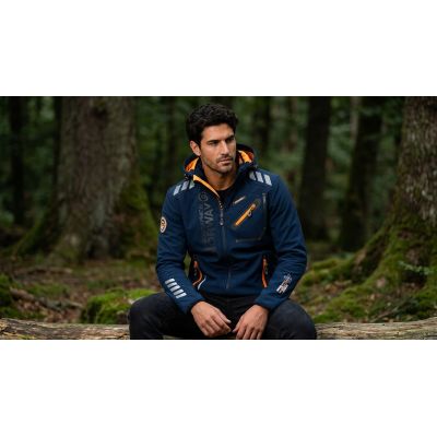 4. Softshell męski Geographical Norway ROYAUTE MEN ASS A BS2 056 (WT1804H/GN-NAVY / ORANGE)