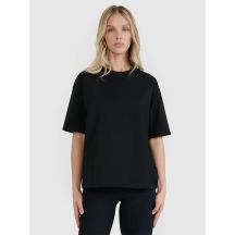 T-shirt oversize z nadrukiem damski 4F 4FRSS25TTSHF2692-20S