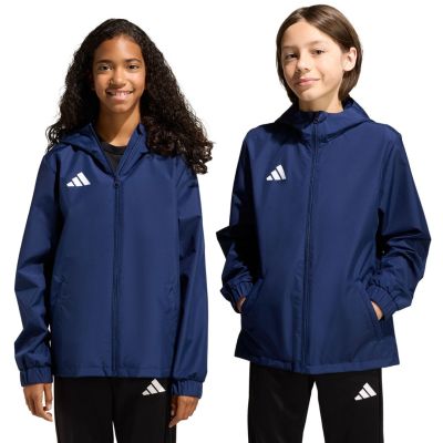 Kurtka dla dzieci adidas Entrada 26 All Weather granatowa JZ9103 116cm