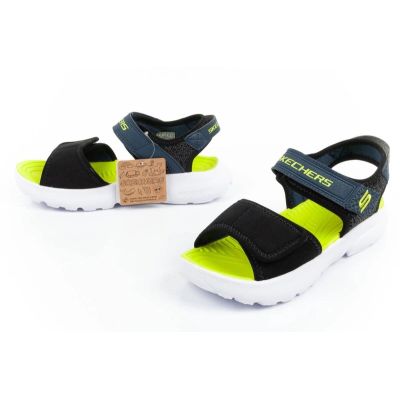 19. Sandały Skechers Jr 406512L/BKLM