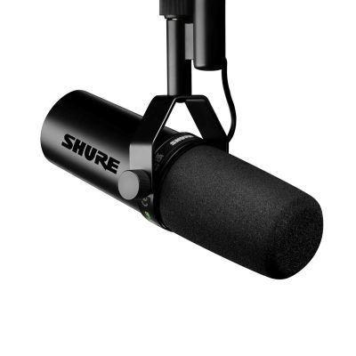 2. Shure SM7dB - Mikrofon dynamiczny, kardioidalny, lektorski - radiowy