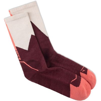 2. Skarpetki Buff MERINO MW CREW SOCKS MWC1 WINE L