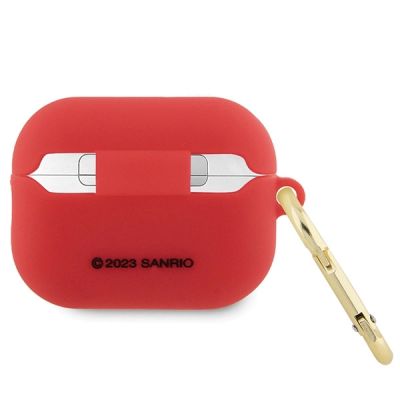 2. Etui Hello Kitty Silicone 3D Kitty Head na AirPods Pro 2 (2022/2023) - fuksjowe