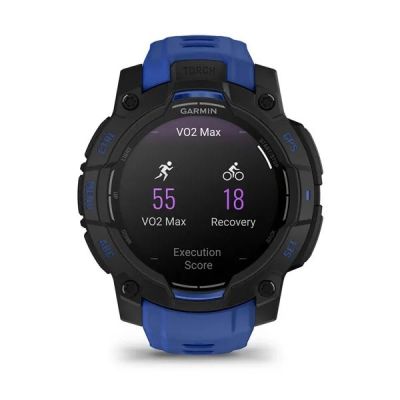 43. Smartwatch GARMIN Instinct 3 AMOLED 45mm Black/Bolt Blue