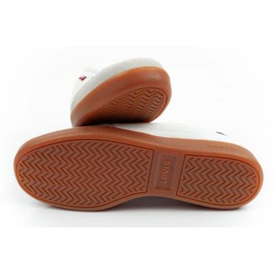 9. Levi's buty sportowe damskie sneakersy Jackson modne białe trampki