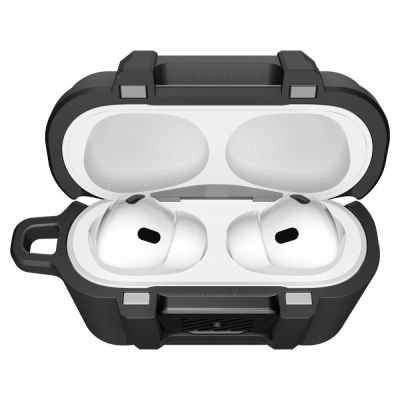 9. Etui Spigen Lock Fit na AirPods Pro 3 - czarne