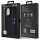 8. Etui BMW Silicone Hexagon Blue Line MagSafe na iPhone 16 - czarne
