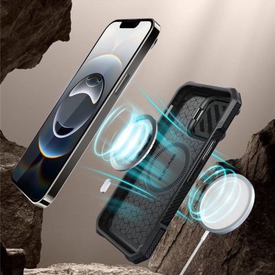 4. Etui Supcase UB XT Mag MagSafe na iPhone 16e / 17e - czarne