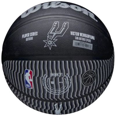4. Piłka Wilson NBA Player Icon Victor Wembanyama Outdoor Ball WZ3017801XB