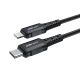 9. Kabel Acefast C4-01 Lightning - USB-C PD 30W 3A 480Mb/s 1,8m - czarny