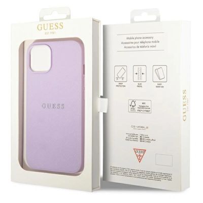 8. Etui Guess GUHCP14MPSASBPU iPhone 14 Plus / 15 Plus - fioletowe