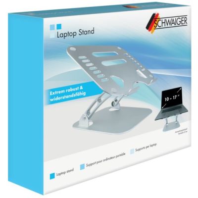 7. Schwaiger LPS1720 513 stojak na laptop Podstawka na notebooka Srebrny 50,8 cm (20")