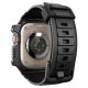 10. Etui z paskiem Spigen Rugged Armor Pro na Apple Watch Ultra (49 mm) - czarne