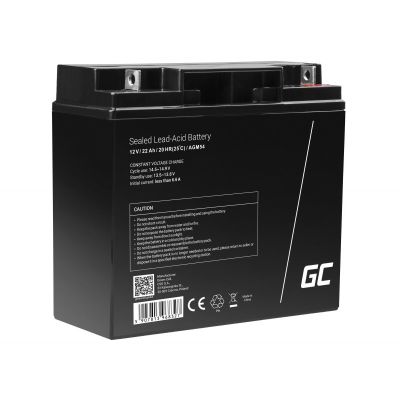 6. GREEN CELL AKUMULATOR ŻELOWY/AGM AGM54 12V 22AH